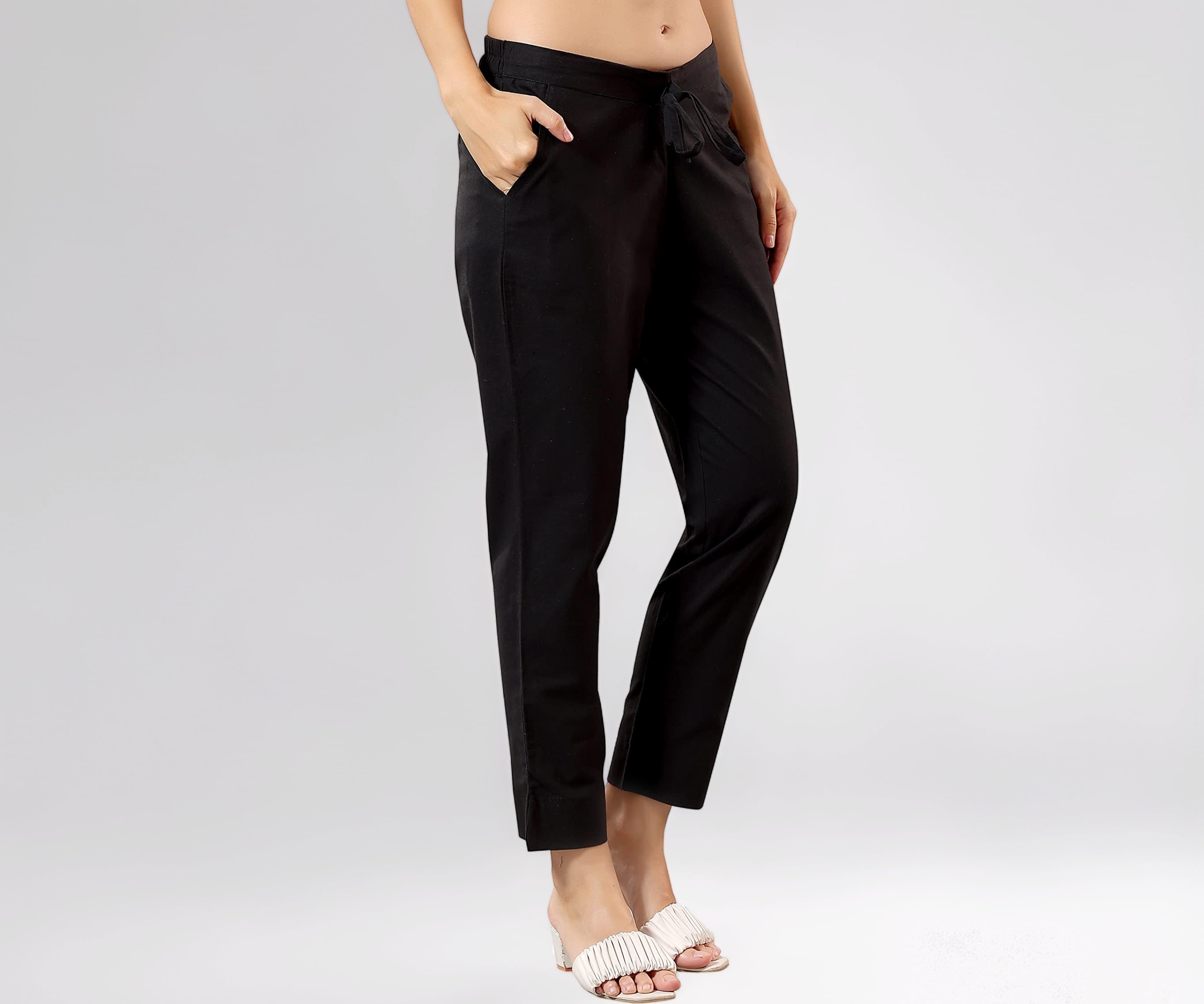 Ultra Soft Cotton Regular and Plus 8 Colour Cotton Pants for Womens and Girls - Available Sizes : M,L,XL,2XL,3XL,4XL,5XL