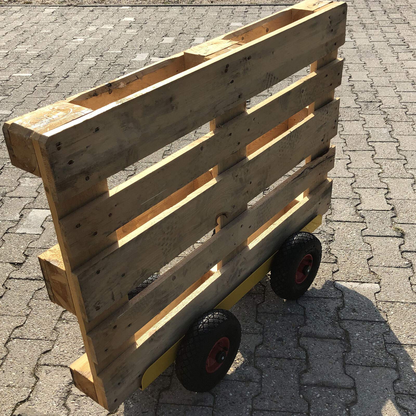 Ravendo, carrello a 4 ruote, 300 kg, lunghezza 98,5 cm, carico pesante, carriola per il trasporto pneumatici Made in Europe
