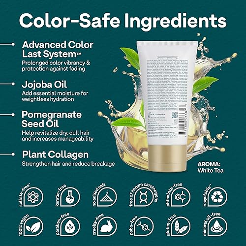 Miniatura 3 de Colorproof Curl Shampoo for Women Curly Hair Shampoo that Nourishes, Defines and Leaves Curls Soft Smooth, White Tea Scent