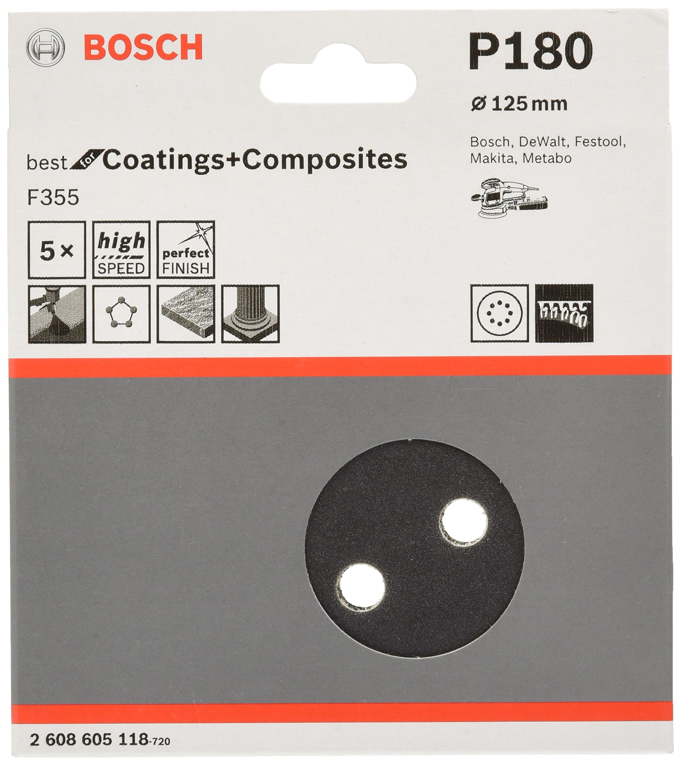 Fogli Abrasivi Bosch Expert - 10 Pezzi Grana 80 Per Levigatrici Orbitali 93x230mm - Foto 2