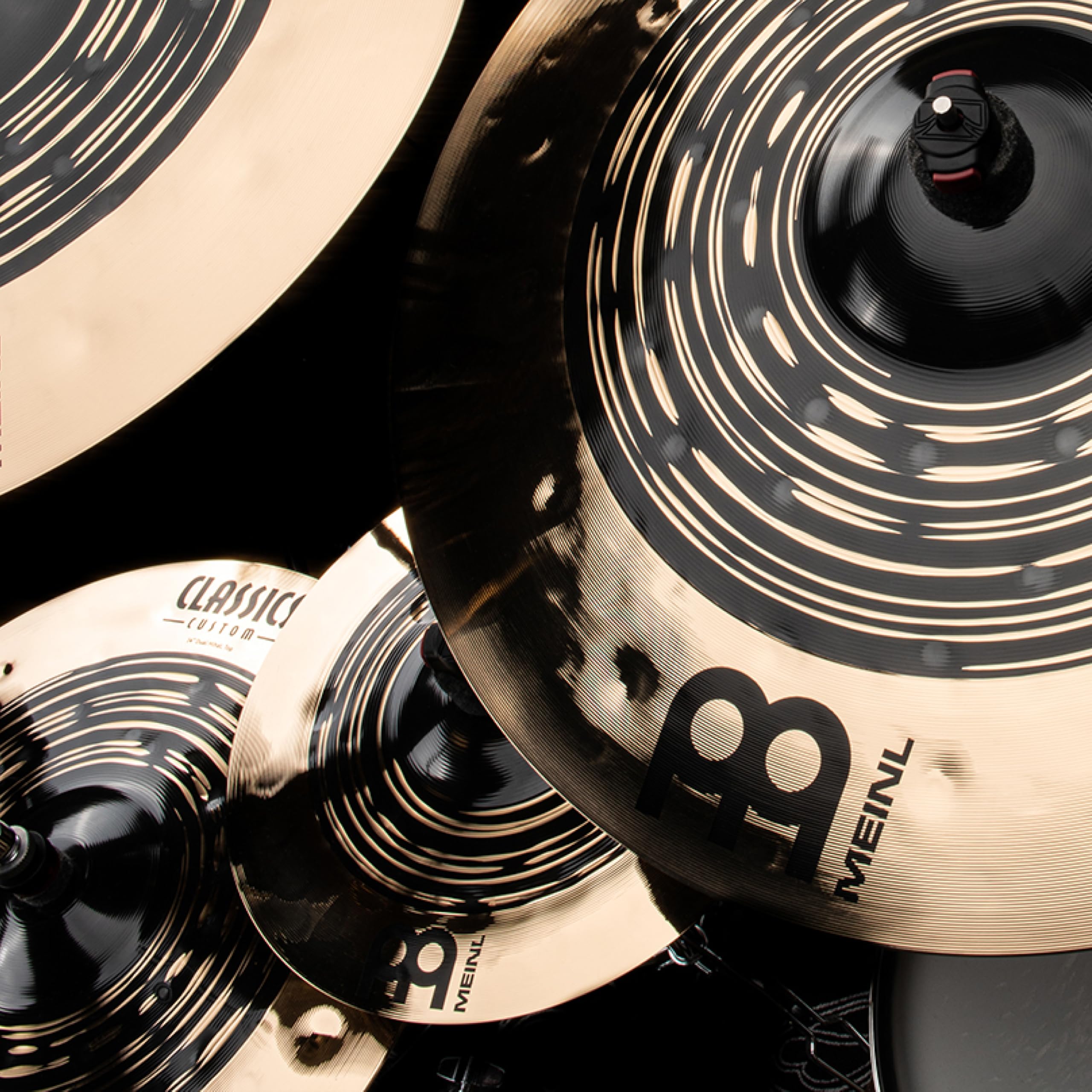 Meinl Cymbals Classics Custom Dual Piatto Splash 10 pollici (25,40cm) per Batteria - Bronzo B12, Finitura Scura e Brillante - Prodotto in Germania (CC10DUS)