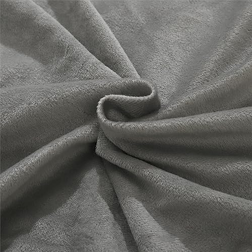 Miniatura 7 de Juego de ropa de cama individual de pelo peludo, juego de ropa de cama de pelo sintético esponjoso, juego de ropa de cama de 2 piezas (1 edredón