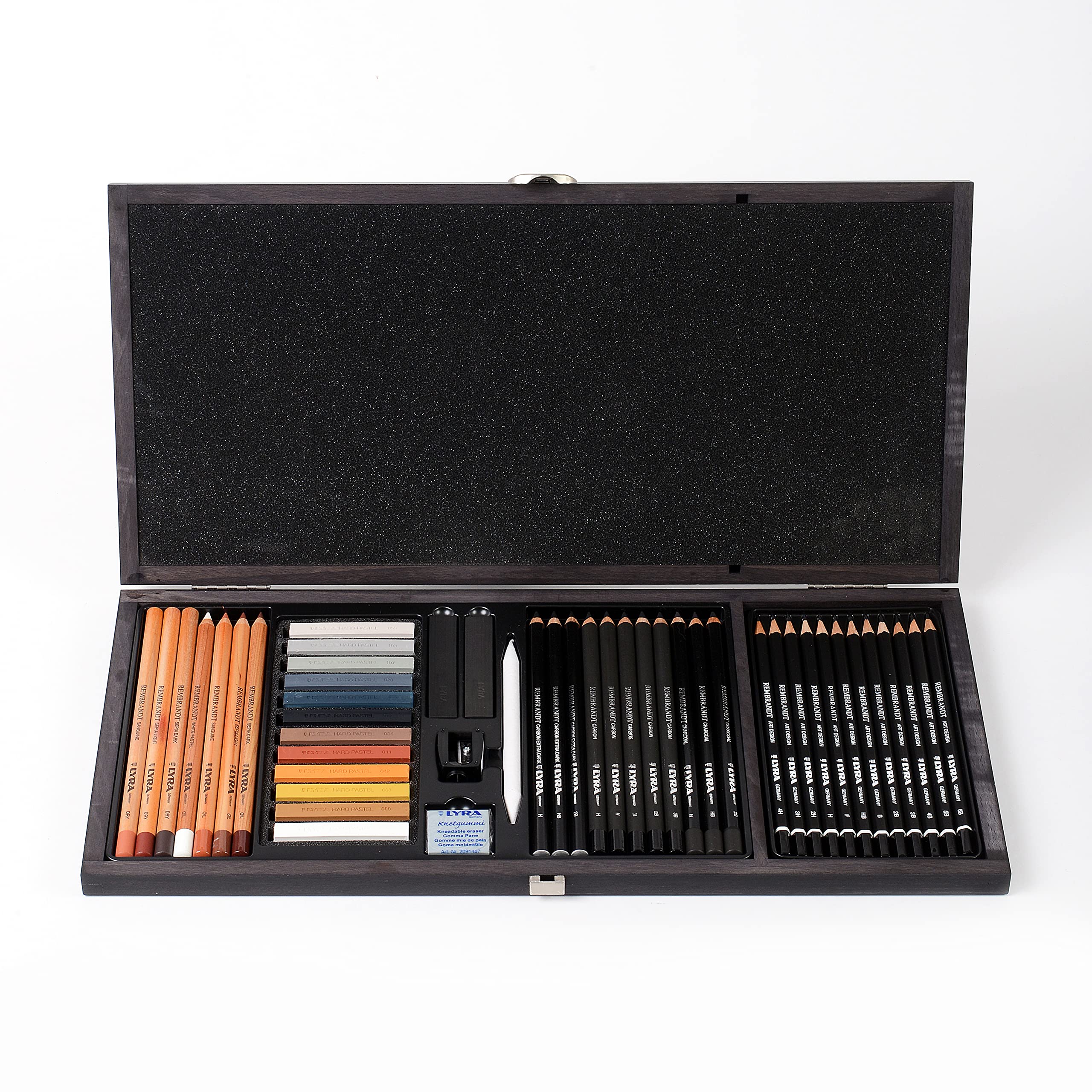 LYRA Rembrandt Monochrome Coffret en bois 47 pièces