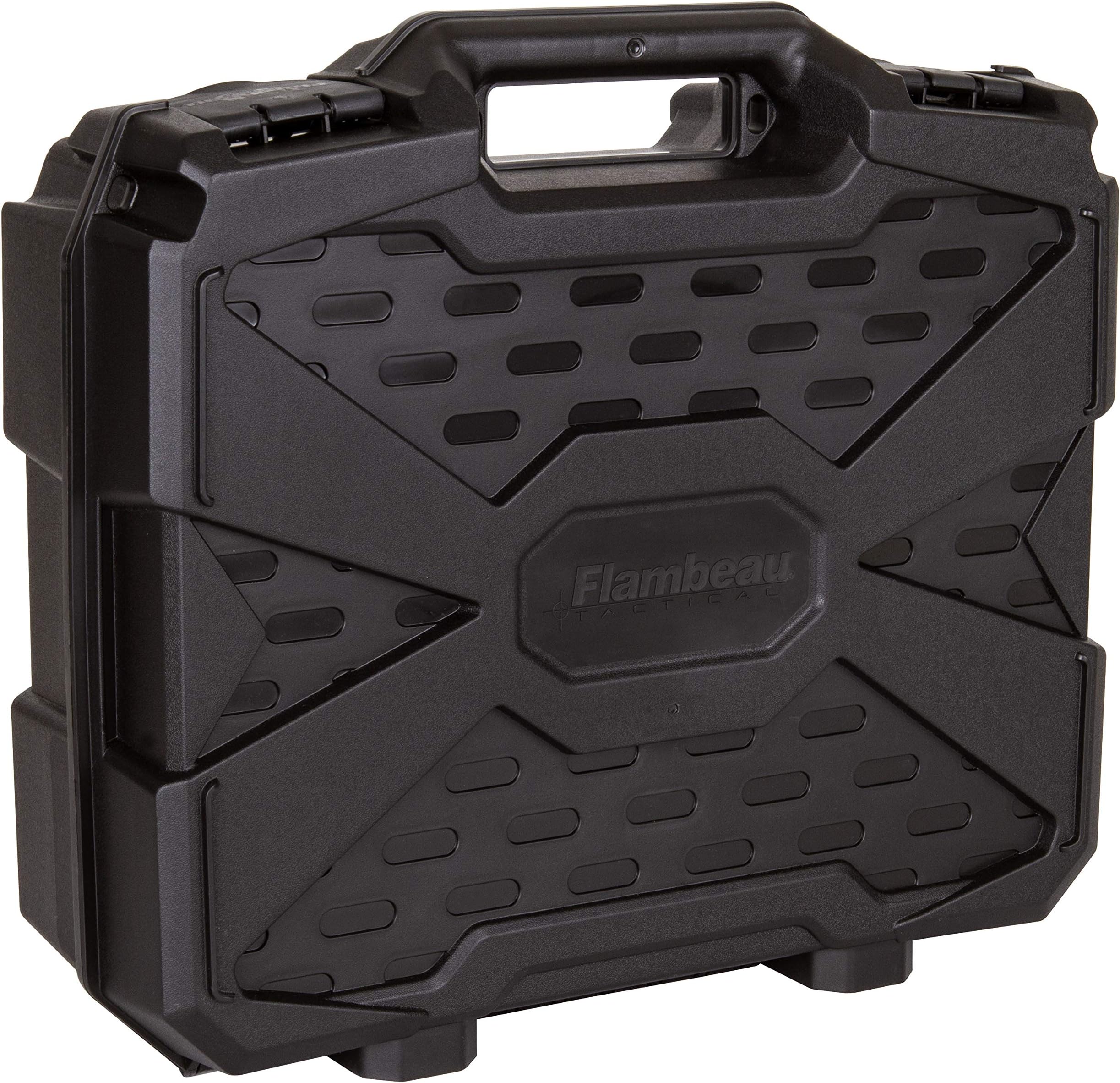 Flambeau Outdoors 1511DDP Double Deep Tactical Pistol Case, Portable Firearm Storage Accessory