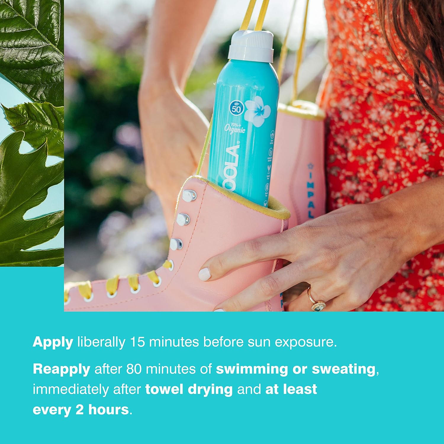 COOLA Organic Sunscreen SPF 50 Sunblock Spray, Dermatologist Tested Skin Care for Daily Protection, Vegan and Gluten Free, Fragrance Free, 2 Fl Oz : Everything Else