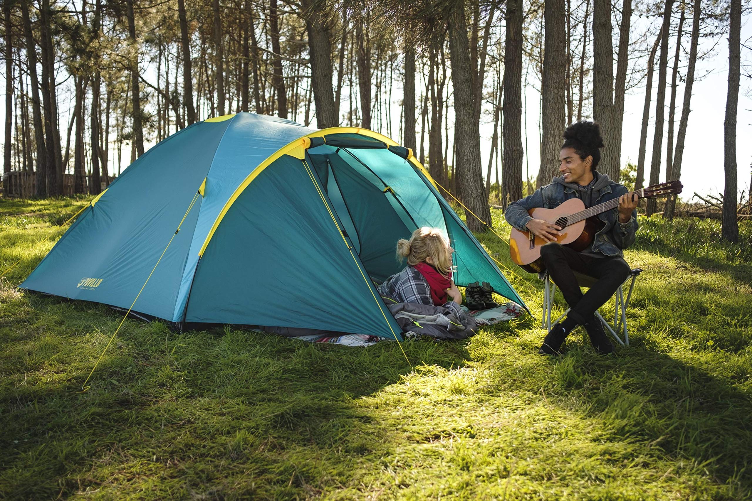 Bestway 68091 | Pavillo - Tenda da Campeggio 4 posti Active Ridge, 210X240X130 cm