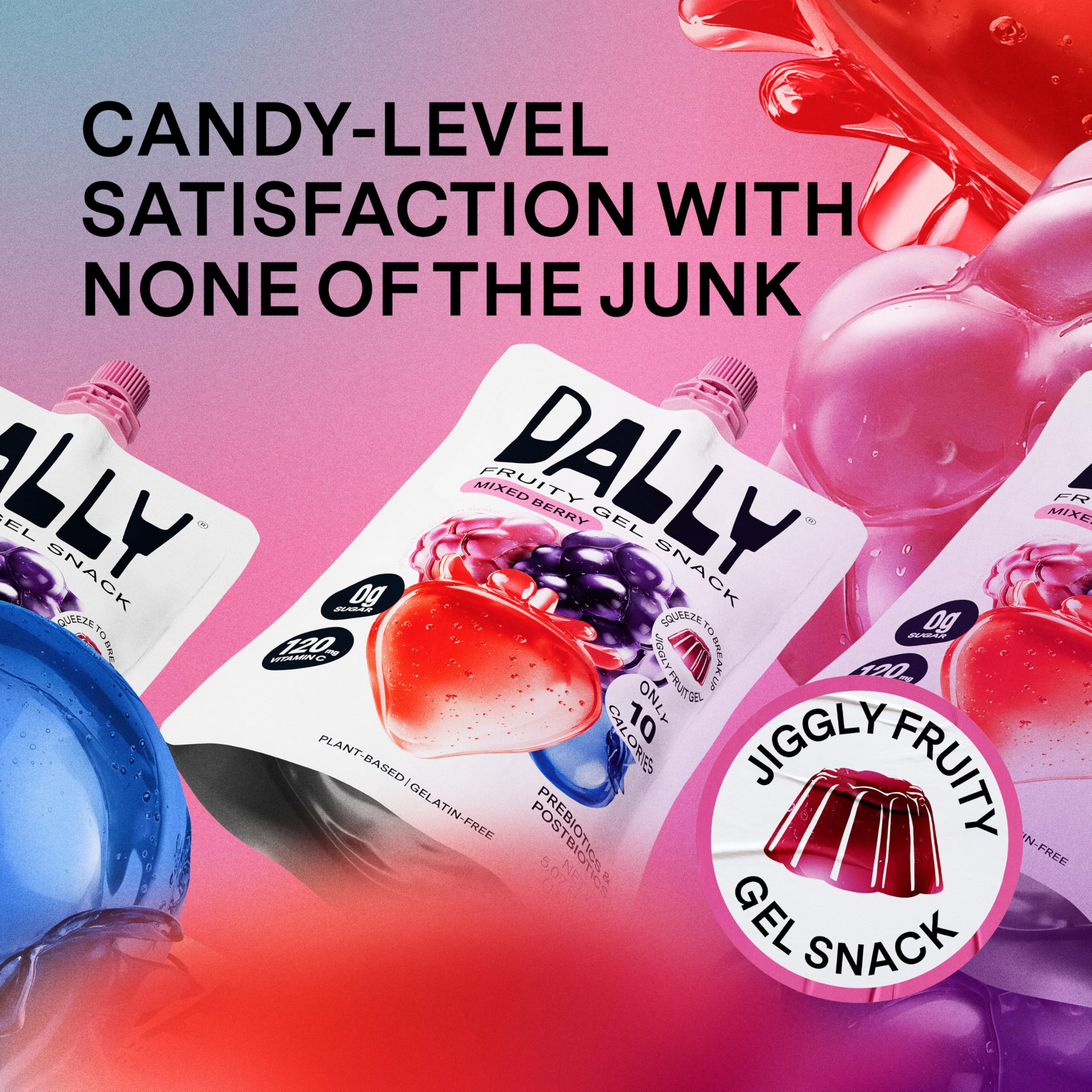 Amazon.com: Dally Mixed Berry Drinkable Konjac Jelly 10 Pouches