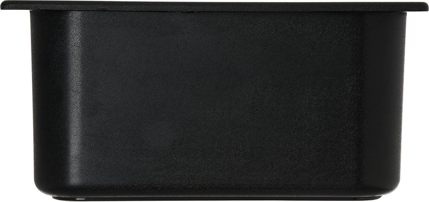 Carlisle FoodService Products CM110203 Coldmaster ABS Third-Size Food Pan, 4 qt. Capacity, 12.68" x 6.89" x 6.01", Black