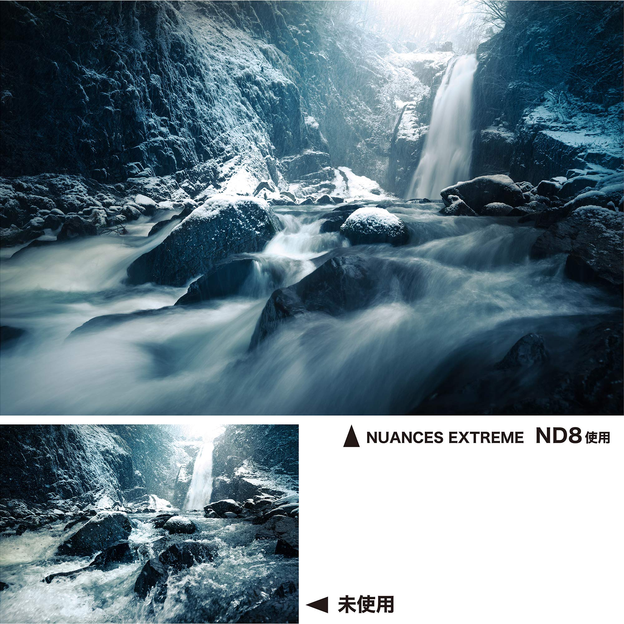 COKIN NUANCES Extreme FULL ND Kit inc. ND1024 + ND64 + ND8 filtry wykonane z odpornego szkła mineralnego do systemu uchwytu filtra L (Z-Pro) 100 mm
