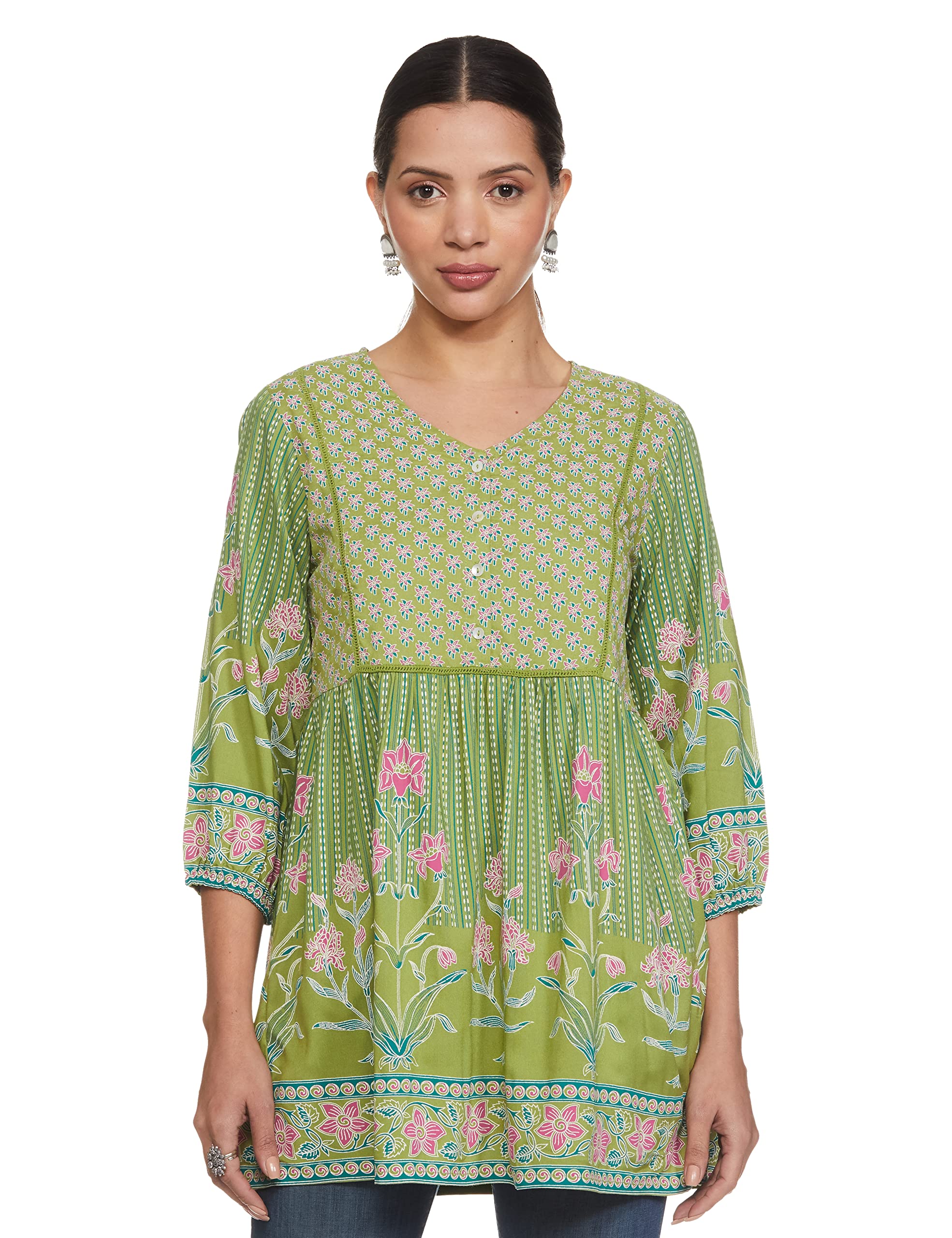 max Women Printed V-Neck Tunic-picture-18