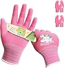 Schwer 2 Pairs MINI-KIDDO ANSI A6 Kids Cut Resistant Gloves MN1917, Non PFAS, Kids Fishing Gloves, Food Grade Cutting Glove for Cooking, Whittling, Wood Carving, Mandolin and DIY XXS, 3–5 Years