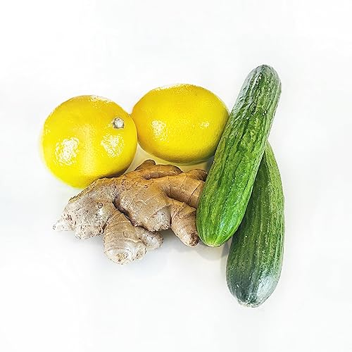 Miniatura 3 de Kejora Mezcla de verduras frescas y saludables (6 limones, 0.5 libras de jengibre, 2 pepinos)
