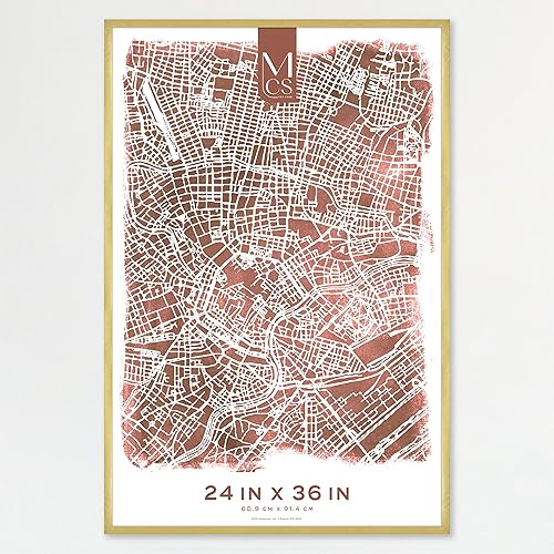 Miniatura 9 de MCS Edgeline - Marco de póster de metal, para arte de pared, carga trasera, 16 x 24 pulgadas, color negro