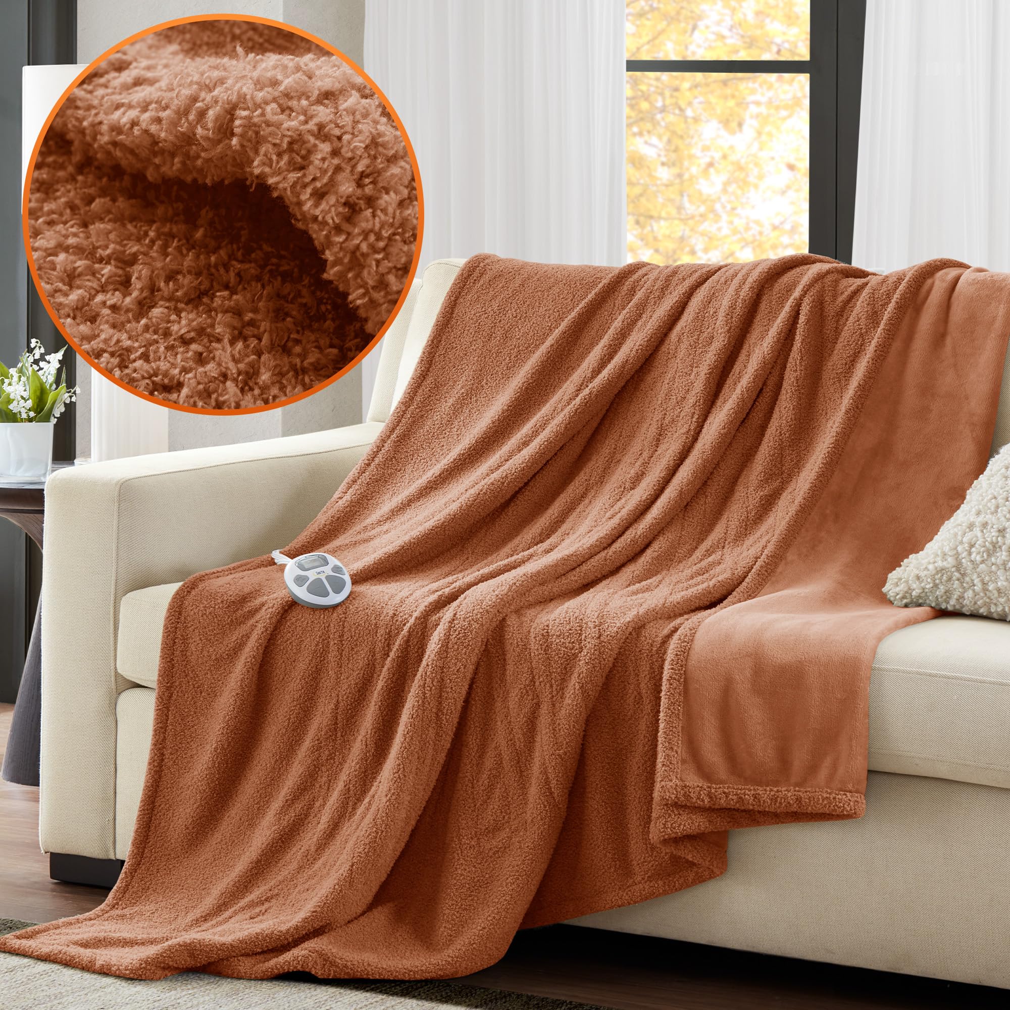Buy Serta Heated Blanket, Electric Full Size Blanket, Soft, Warm