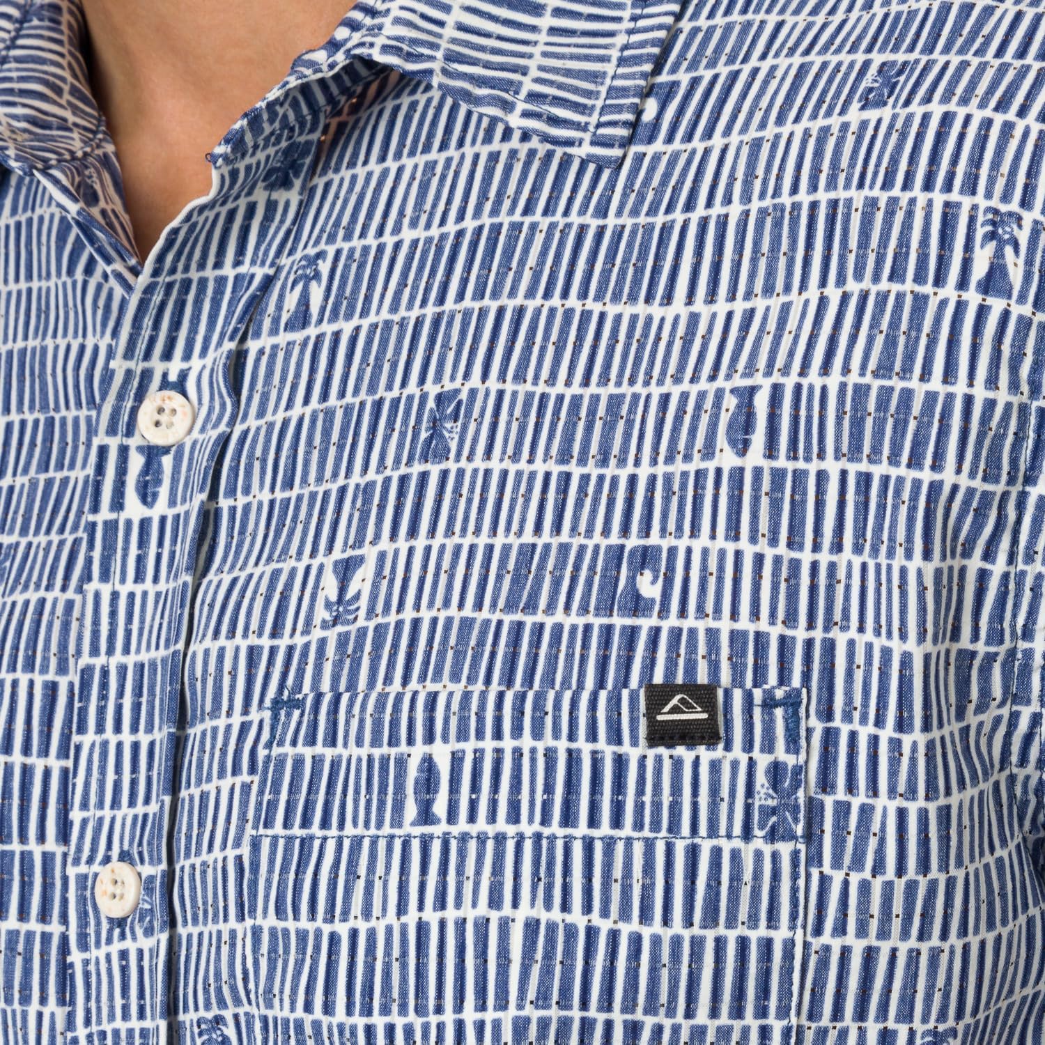Reef Mens Reef Ferris Short Sleeve 1 Pocket Classic Shirt - Image 5