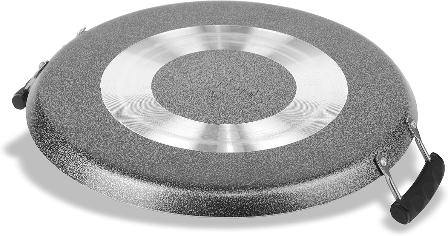 Sumeet 4mm Thick Traditional Supreme Tawa 31.5cm Dia with Both Side Handles