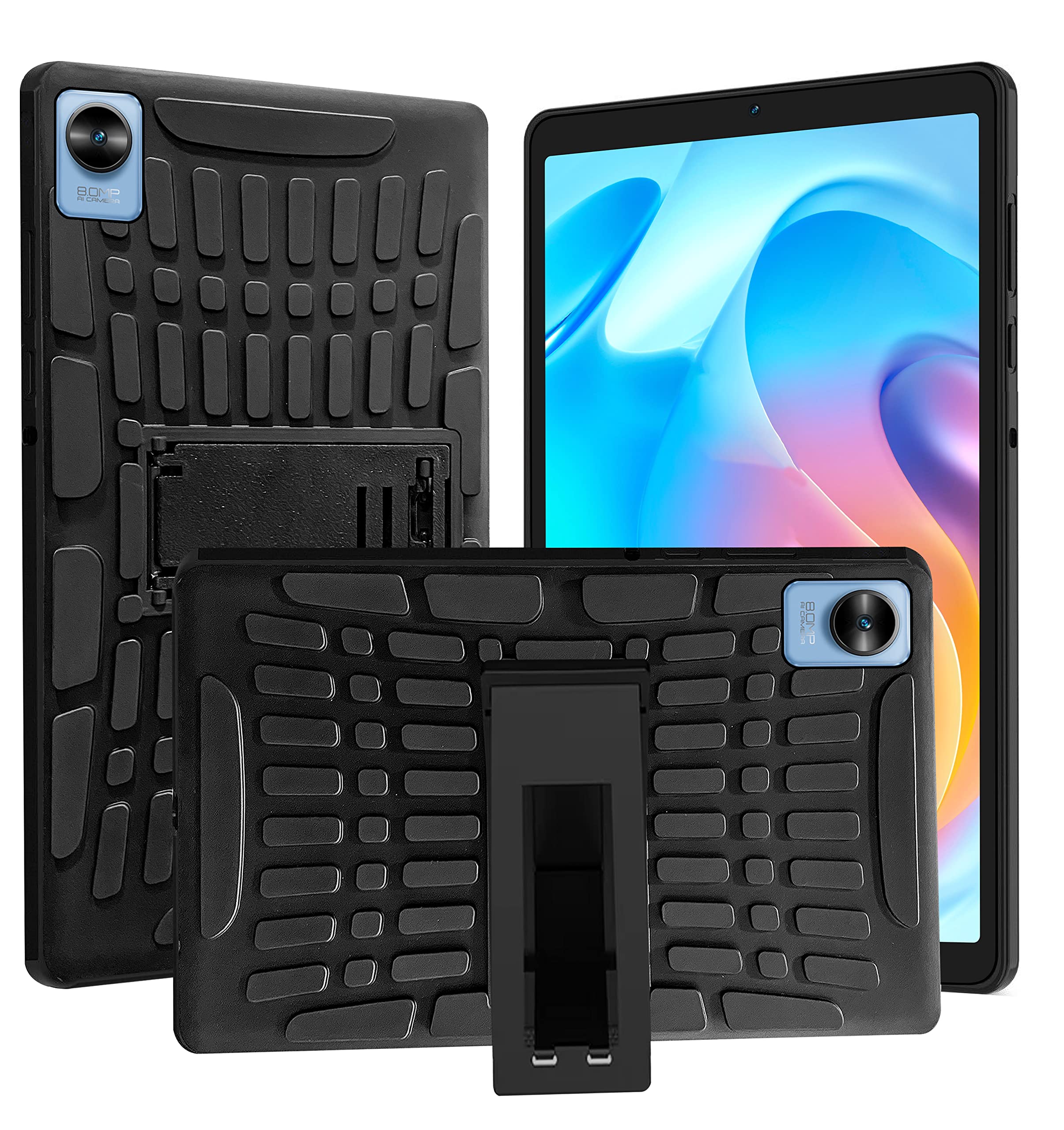 TGK Stand Back Case Cover for Realme Pad Mini 8.7 Inch Tablet, Black (B0C3XG2544) Amazon Price History, Amazon Price Tracker