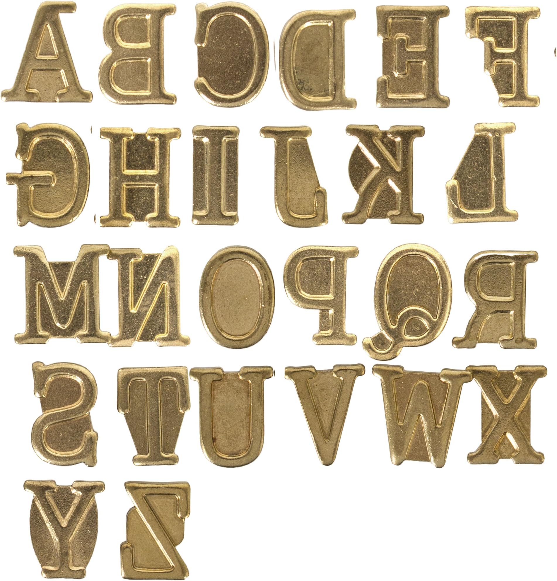 Walnut Hollow Hotstamps Uppercase Alphabet Branding and Personalization Set for Wood and Other Surfaces