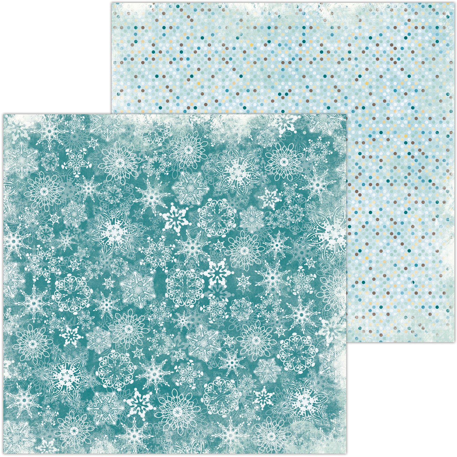 Bo Bunny Frosty Papier (Lot de 25), 30,5 x 30,5 cm