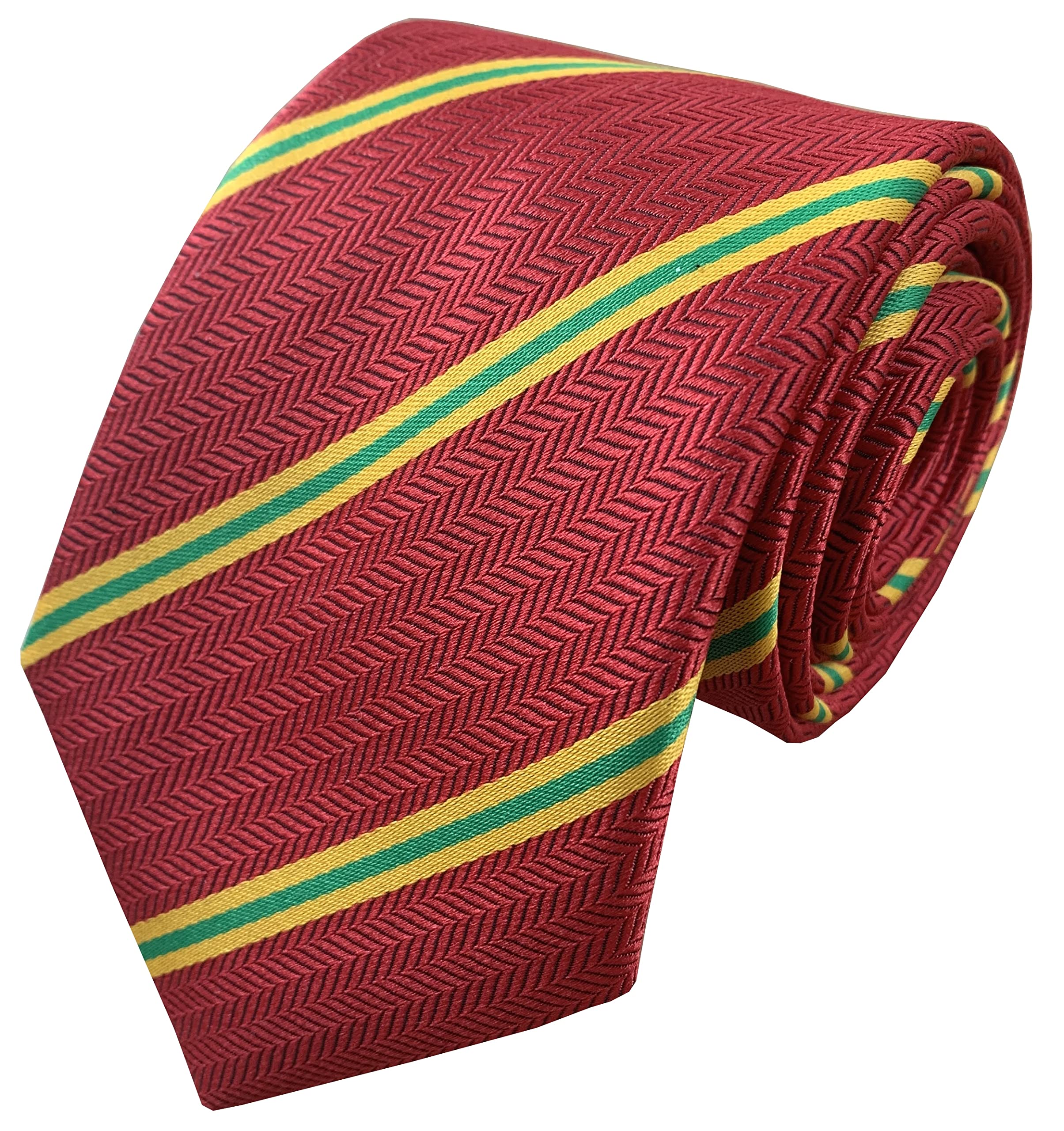Men's Wales Welsh Football Cymru Red Striped Neck Tie