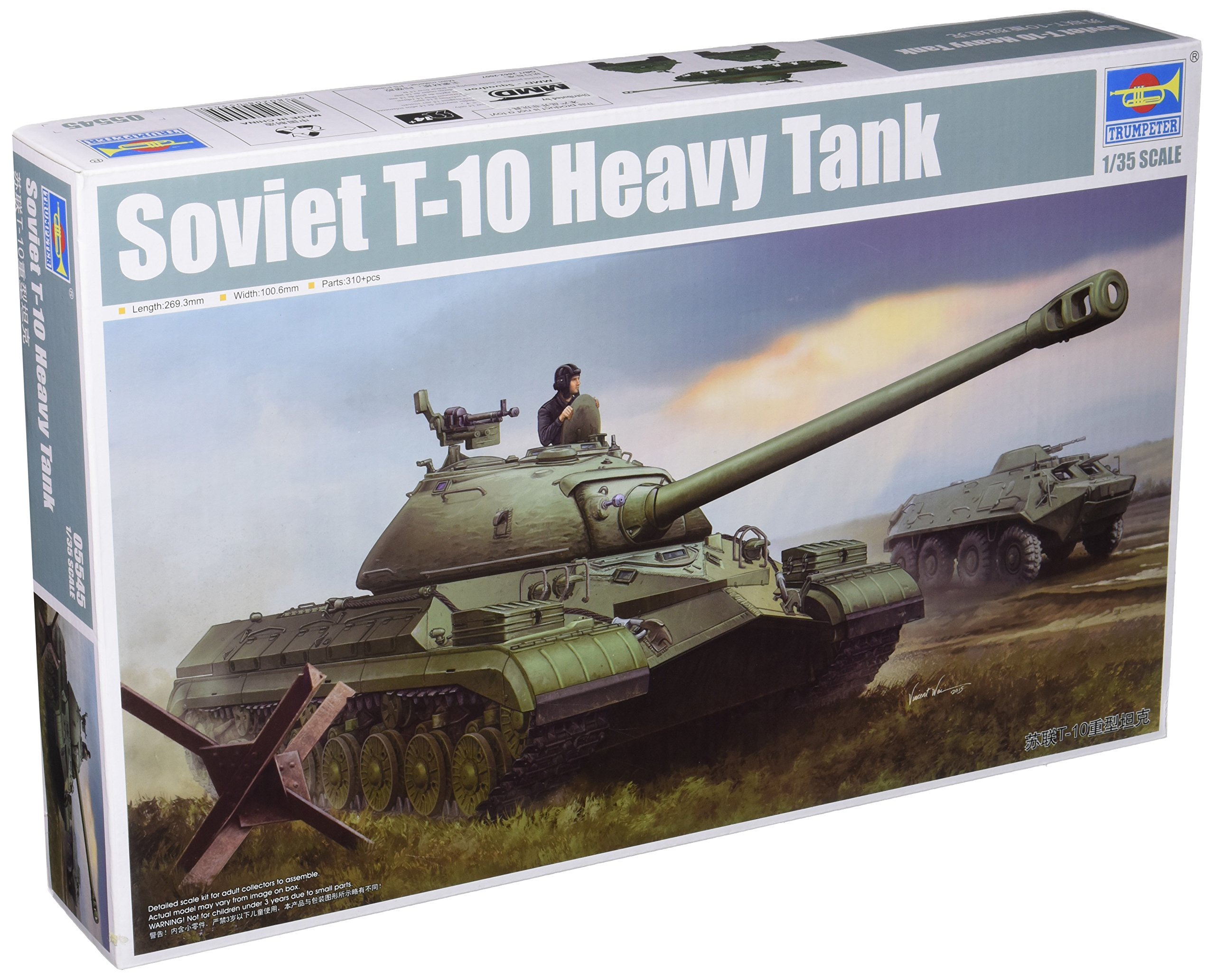 Trumpeter 1:35 - 05545 T-10 Soviet Heavy Tank Model kit