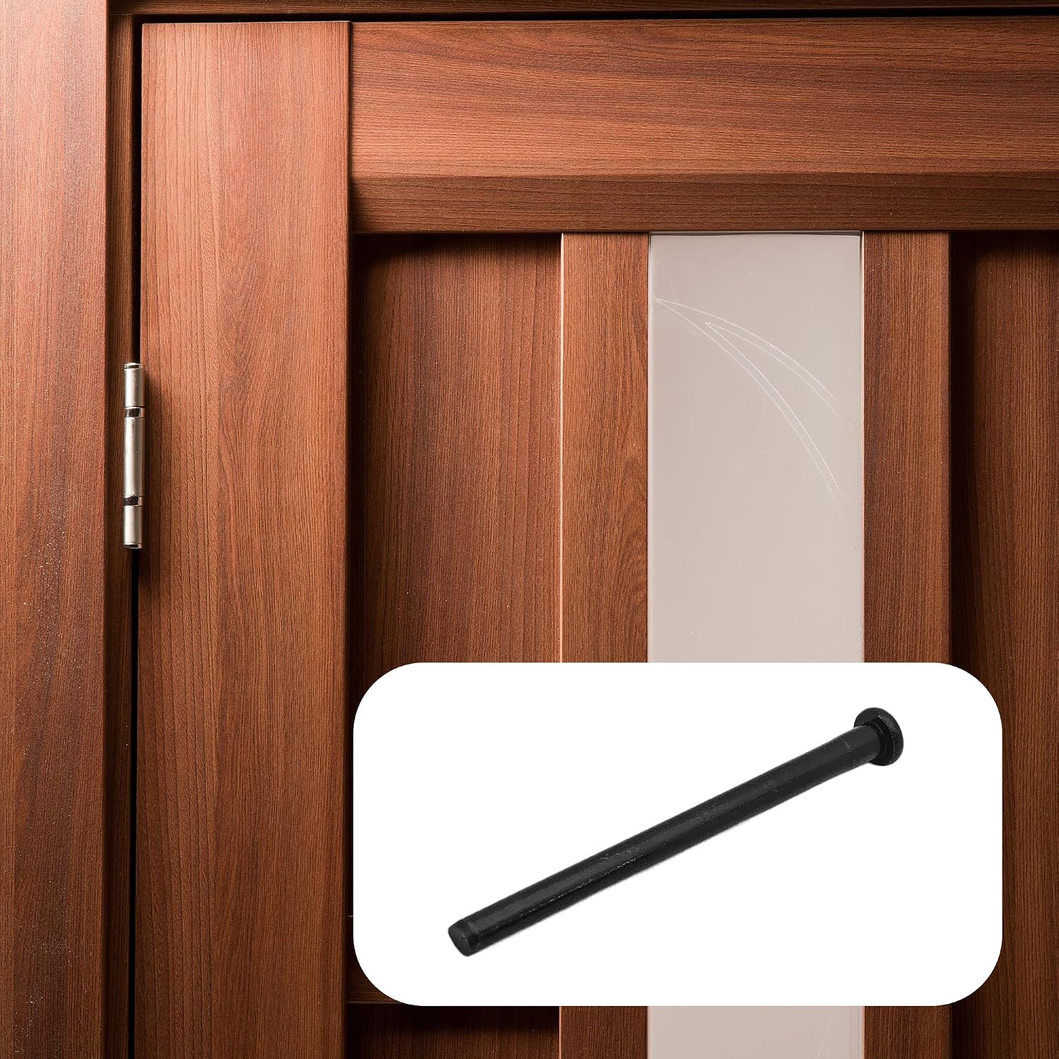 pson 5Pcs 3.5 Inch Door Hinge Pin, Interior Door Hinge Pin Replacement for Wood Doors and Home Repair(Black)