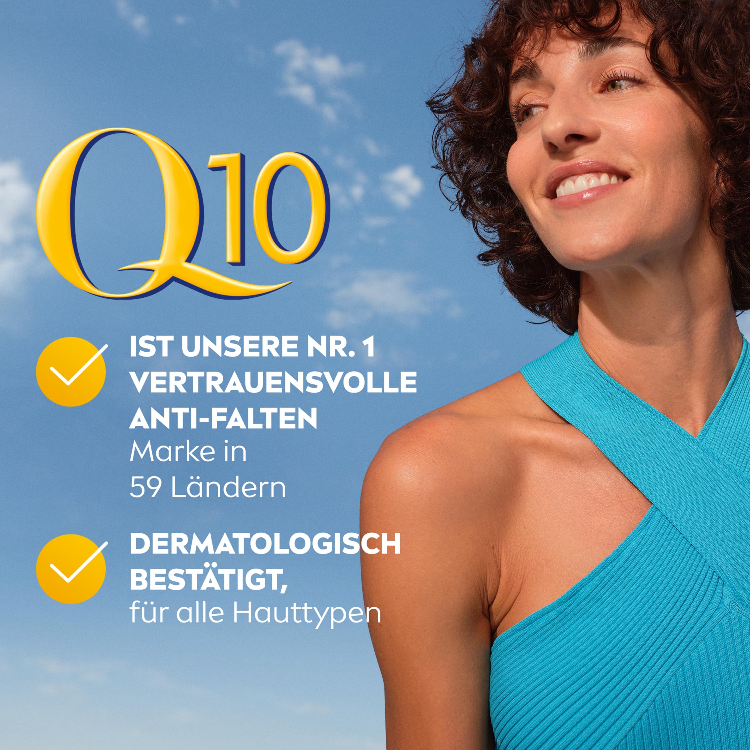 NIVEA Q10 Anti-Falten Power Gesichtspflege Set, Geschenkset mit LSF 15 Tagescreme (50 ml) und Nachtcreme (50 ml), Pflegeset mit Anti-Aging-Effekt
