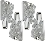 BlueStars Ultra Durable 216702900 Clé de porte de congélateur en métal compatible avec Frigidaire & Congelateurs Kenmore - Remplace 297147700 AP4071414 AP2113733 AP4301346 PS1991481 6599905 12849 - Boîte de 2