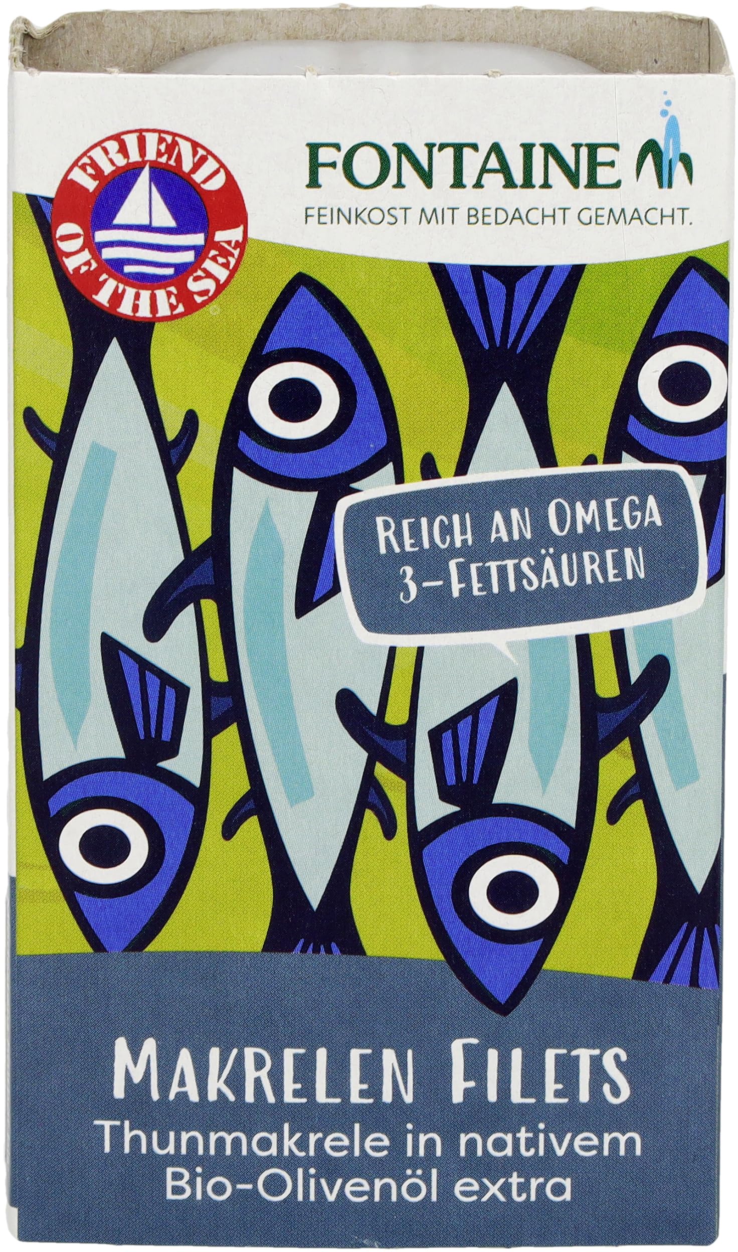 Makrelenfilet in Bio-Olivenöl 6 x 125 g