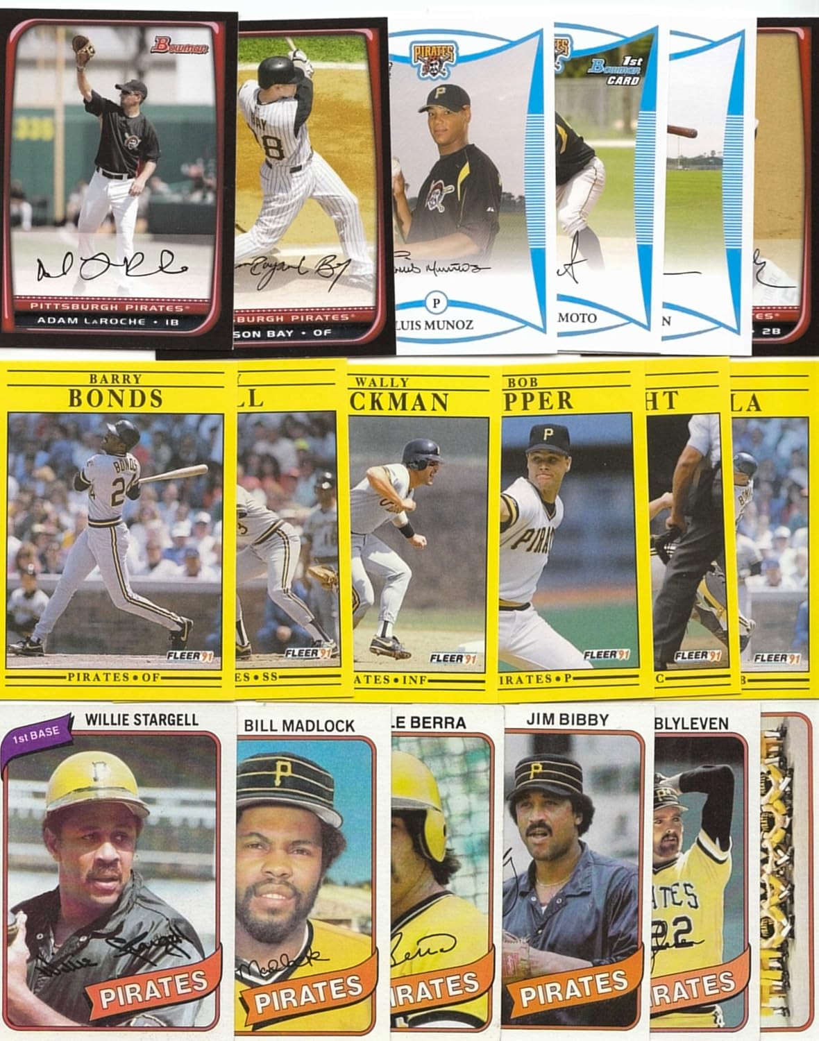 Pittsburgh Pirates / 2000 Pirates Baseball Cards - All Different with 2020 Topps! Roberto Clemente!