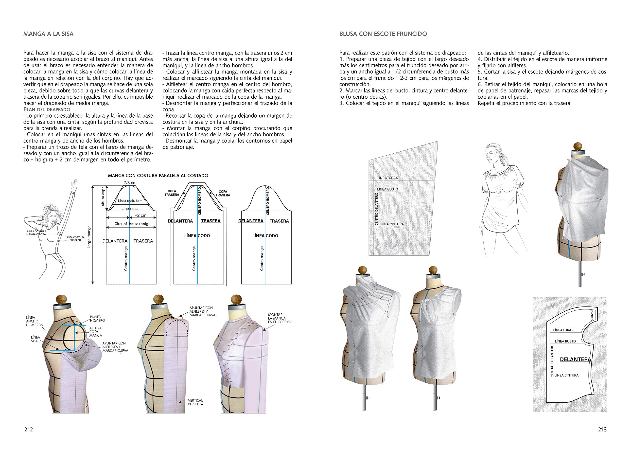 Técnicas de patronaje de moda alta costura vol. 1. Modelos de alta costura, drapeados, adornos