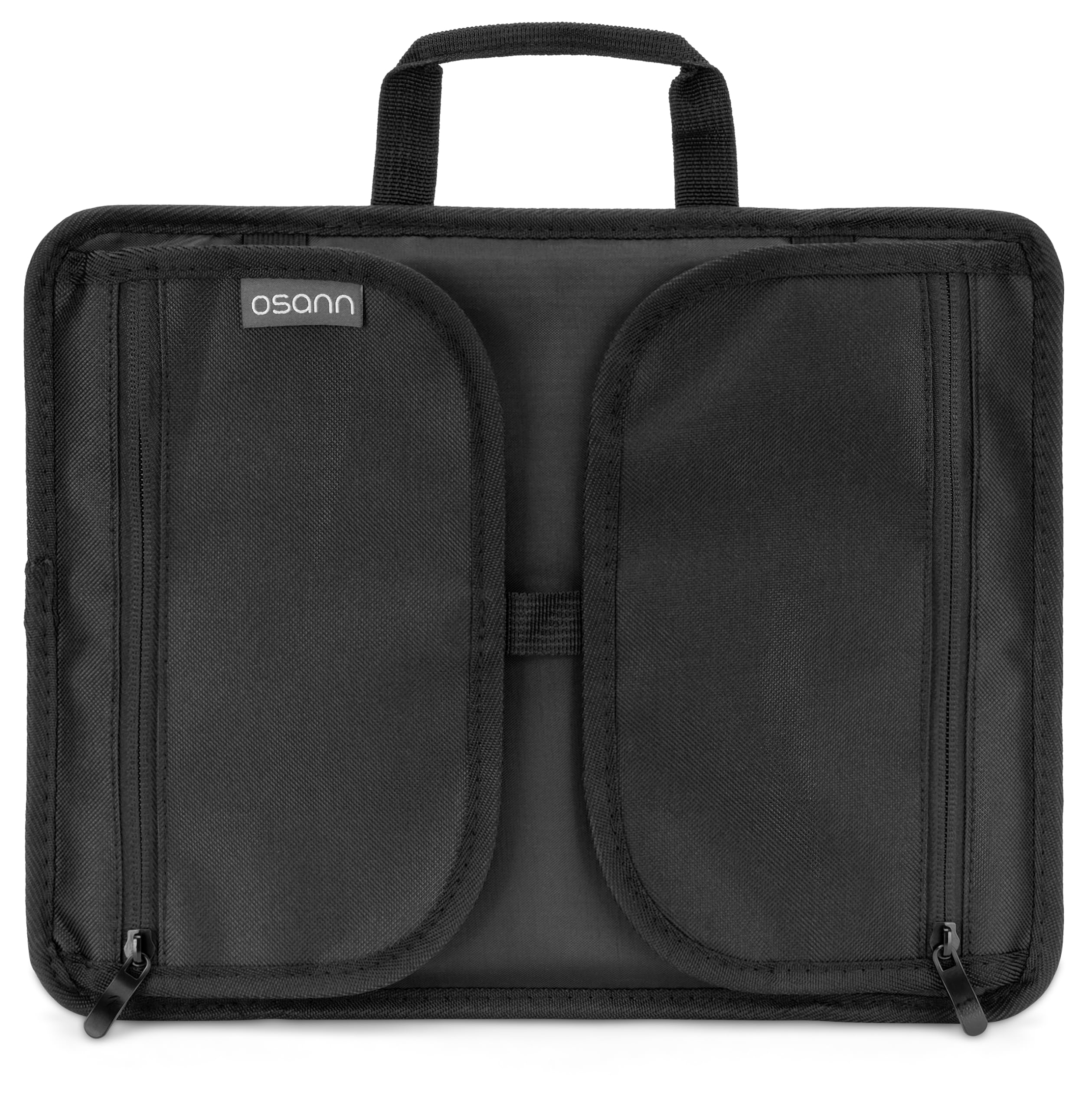OSANN - Bandeja de viaje para niños y silla de coche - Negro, fácil almacenamiento, convertible en estuche para facilitar el transporte