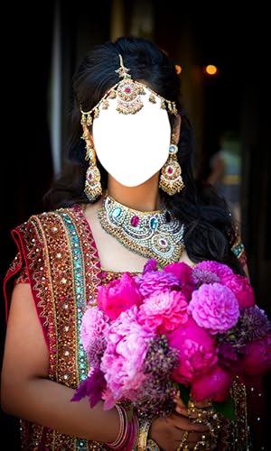 Montagem indiana da jóia do casamento