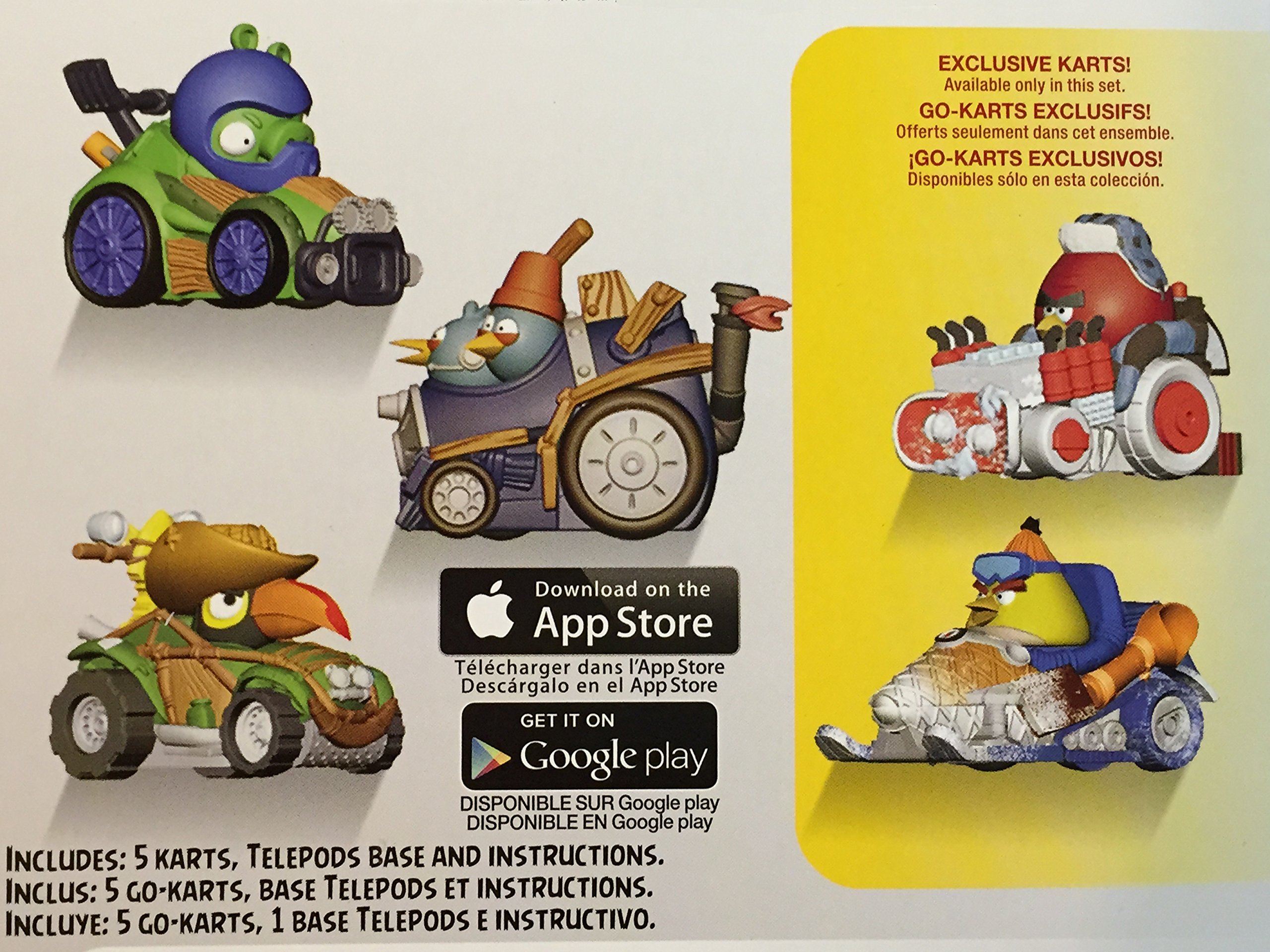 Buy Angry Birds Go Telepods Street, Snow, Go! Pack Exclusive Karts Online  at Low Prices in India - Amazon.in