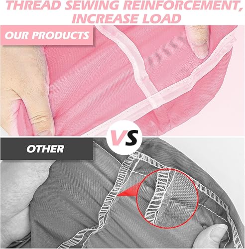 Miniatura 2 de Isink Bolsa de lavandería, paquete de 2 bolsas de lavandería de viaje para ropa sucia, bolsas de lavandería grandes para viajes, bolsa de viaje para