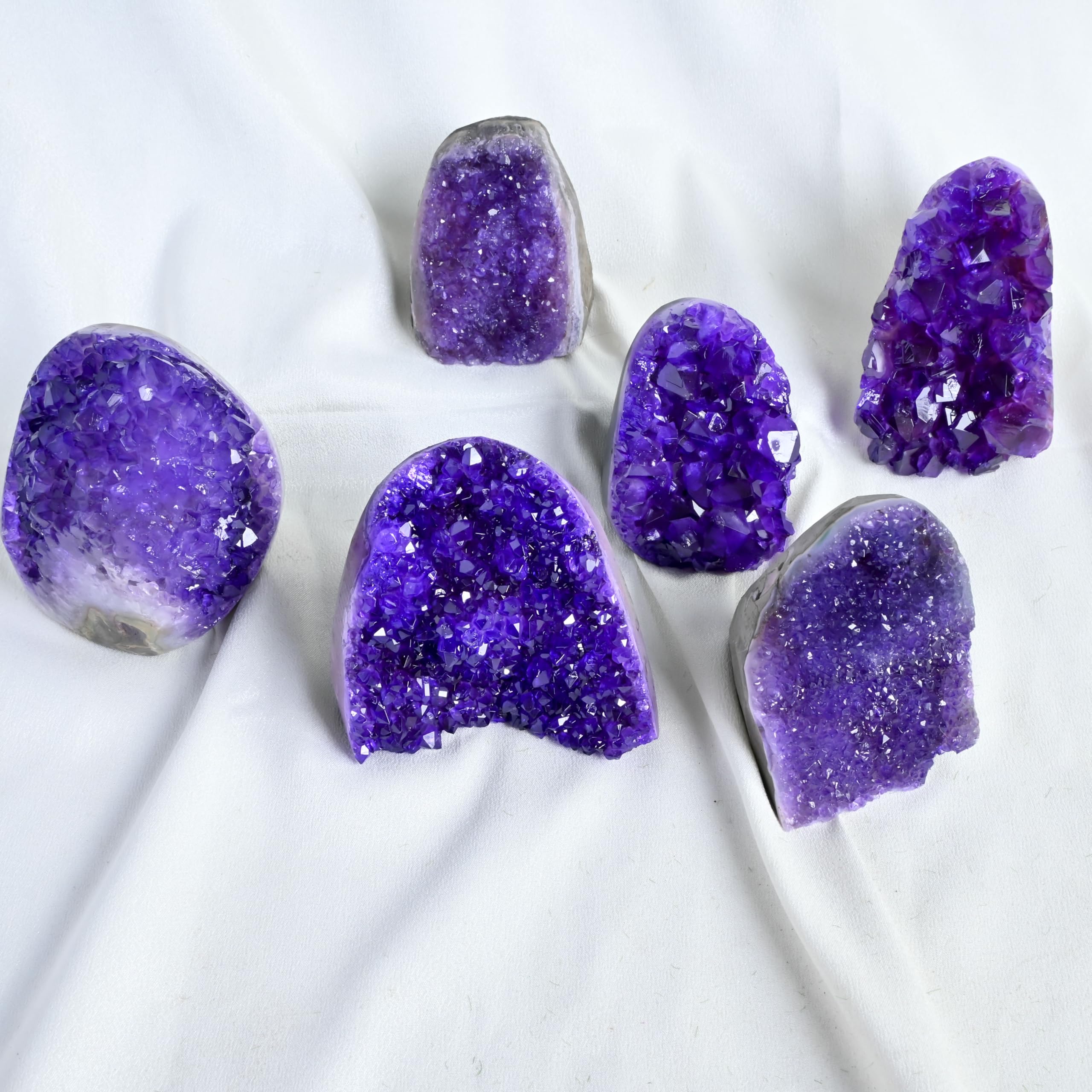 Purple Geode Cluster 300-400g (0.66-0.88lb) 5-10cm – CrystalHola Spiritual Crystal, Home & Office Decor, Cathedral