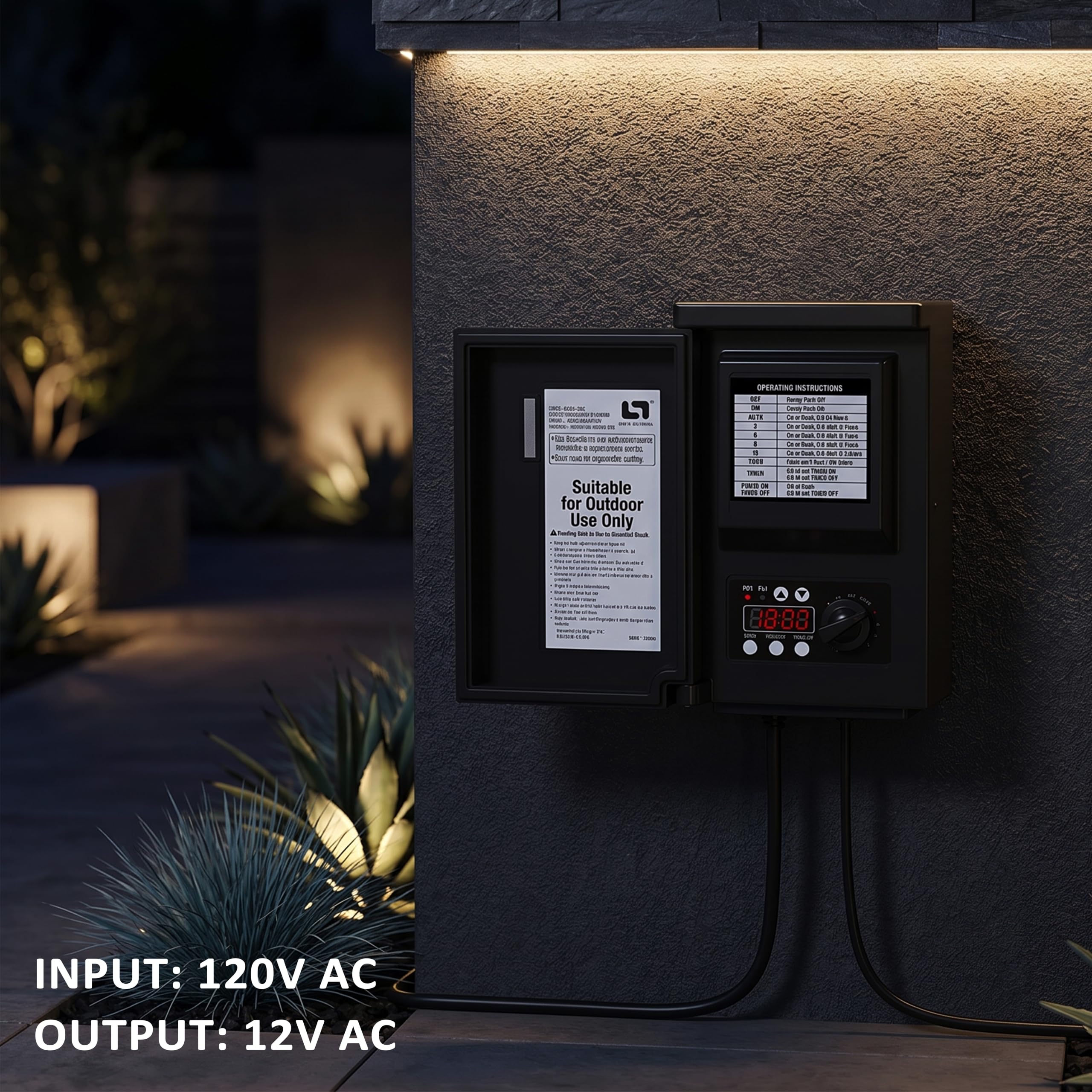 200W Low Voltage Transformer - 6 Modes -6 200W Low Voltage Transformer - 6 Modes -6