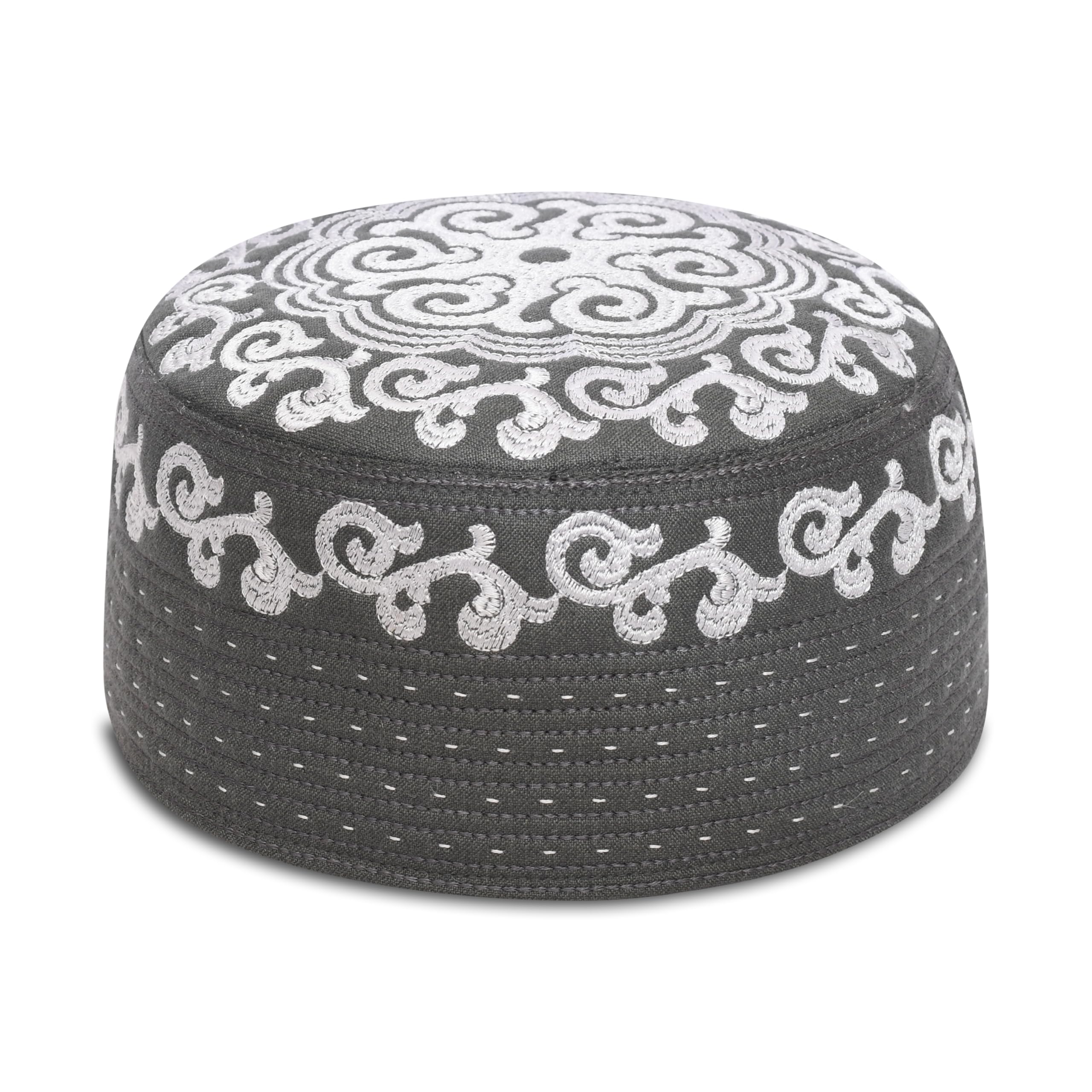 mtopi Muslim Namaz Cap Muslim Topi Traditional White Namaz Topi | Premium Cotton Muslim Prayer Topi for Daily Namaz, Eid, Jummah & Masjid-picture-22