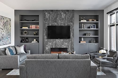 Miniatura 4 de Guvana Papel tapiz de mármol gris de 15.7 x 197 pulgadas, papel de contacto de mármol mate, impermeable, papel tapiz autoadhesivo de mármol, papel