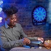 Vista 9 de Casemaster Plazma Plus, 3 dardos para dardos suaves y de acero con bolsillo frontal grande para dispositivos móviles, tubo de almacenamiento