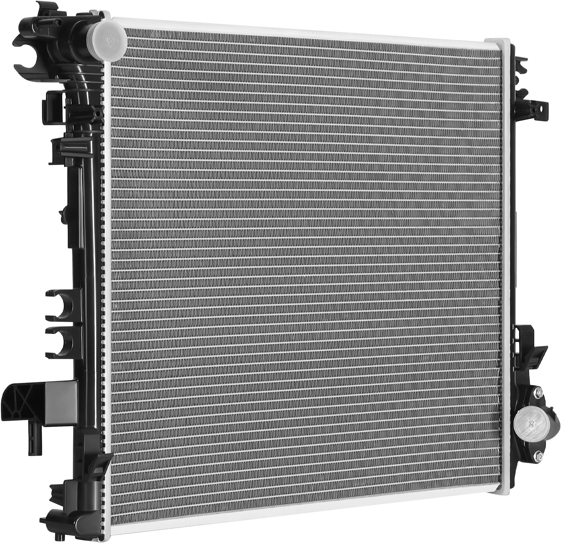 2 Row Radiator Shroud Fan For 2007-2017 Jeep Wrangler 3.8L /2018 JK 3
