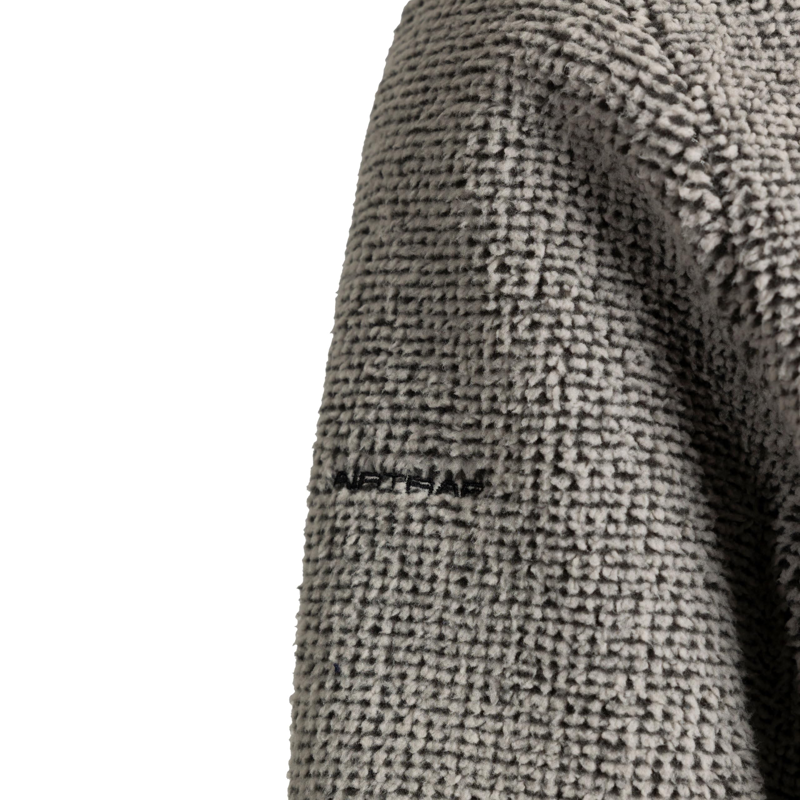 Trespass Cochrane Veste polaire pour homme avec empiècement contrasté sur la poitrine, fermeture éclair intégrale sur le devant, 3 poches zippées, bordure extensible, protège-menton, coque tricotée