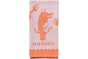 Blue Q Funny Woven Dish Towel: The Perfect Kitchen Buddy for Hangry Moments