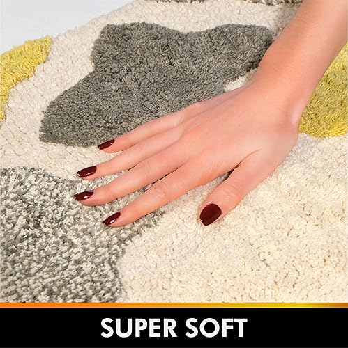 Miniatura 10 de Chesapeake Merchandising 14453 Inc. Juego de alfombras de baño de aleación de 21 x 34 y 17 x 24 pulgadas, sauce