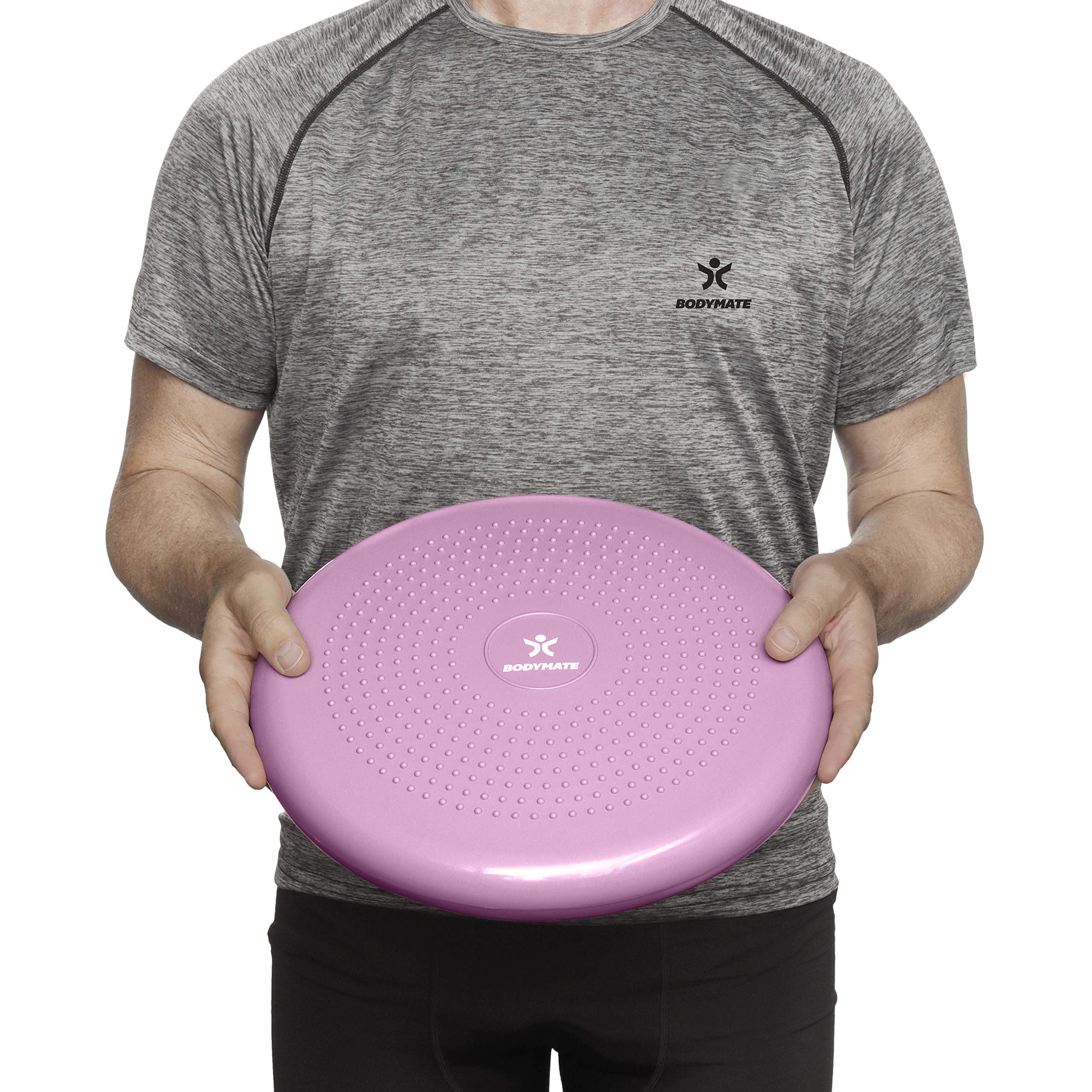Coussin Équilibre BODYMATE 34cm - Disc Stability Inflatable - Renforcement Abdominal Et Dos