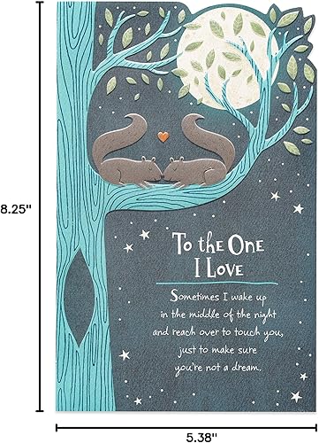 Miniatura 2 de American Greetings - Tarjeta divertida de aniversario (Nuts About You)