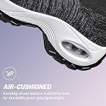 YHOON Women's Walking Shoes - Sock Sneakers Slip on Mesh Platform Air Cushion Athletic Shoes Work Nurse Comfortable