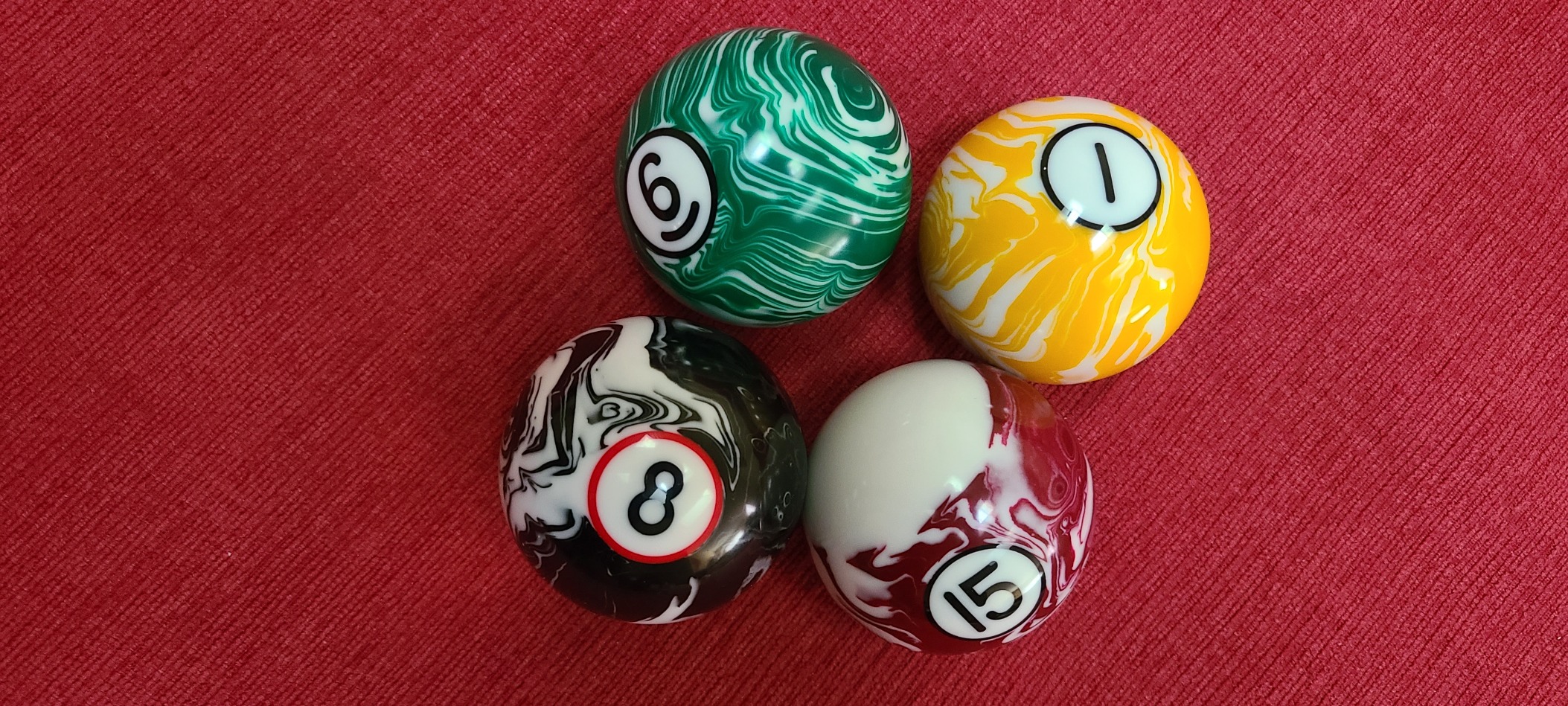 7/mo Finance VSSAL Billiards Balls Regulation, Complete Set of 16