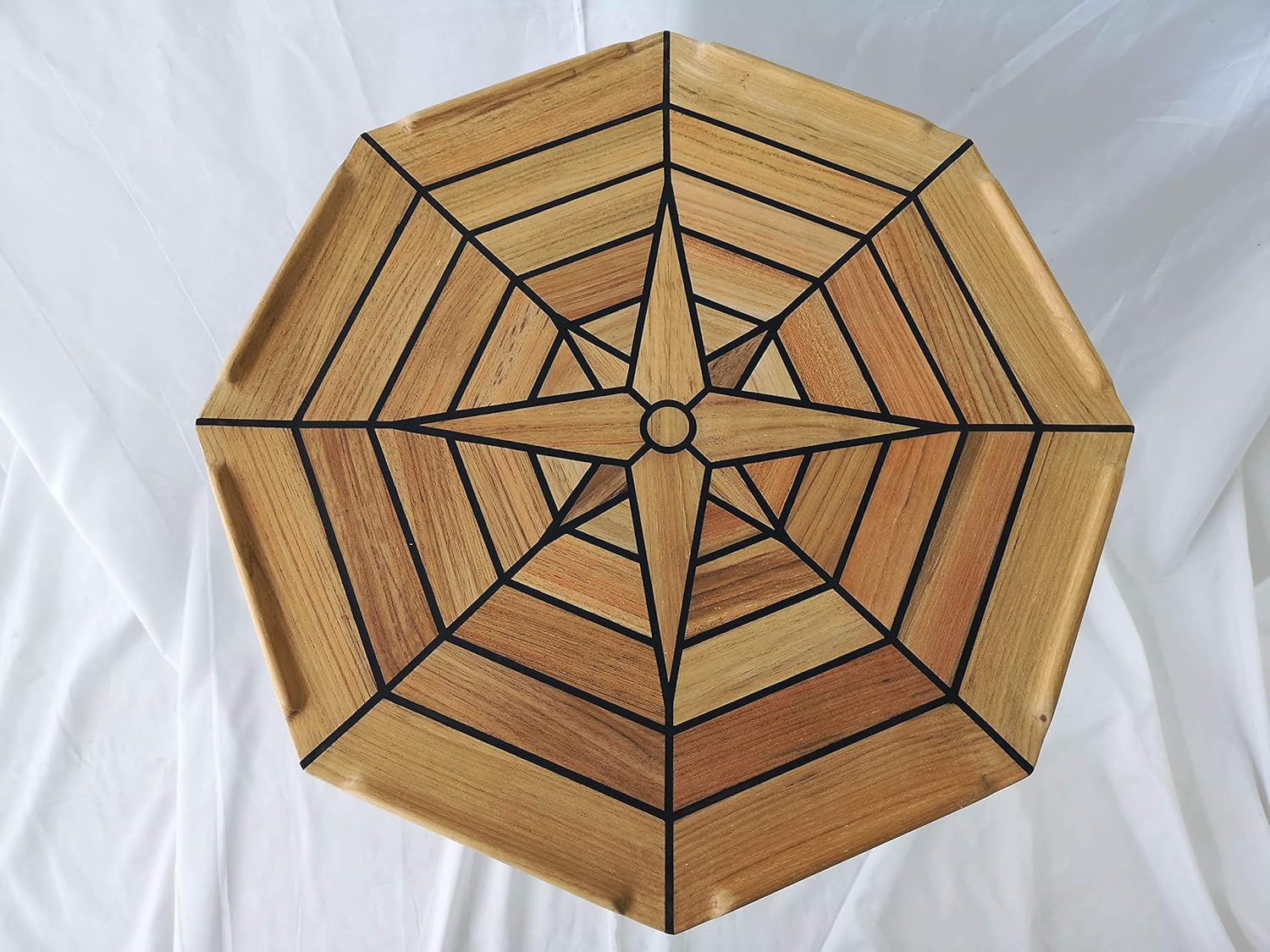 JZ Teak Table Top Eight Corners with Nautic Star 450/550/750mm Marine Boat RV