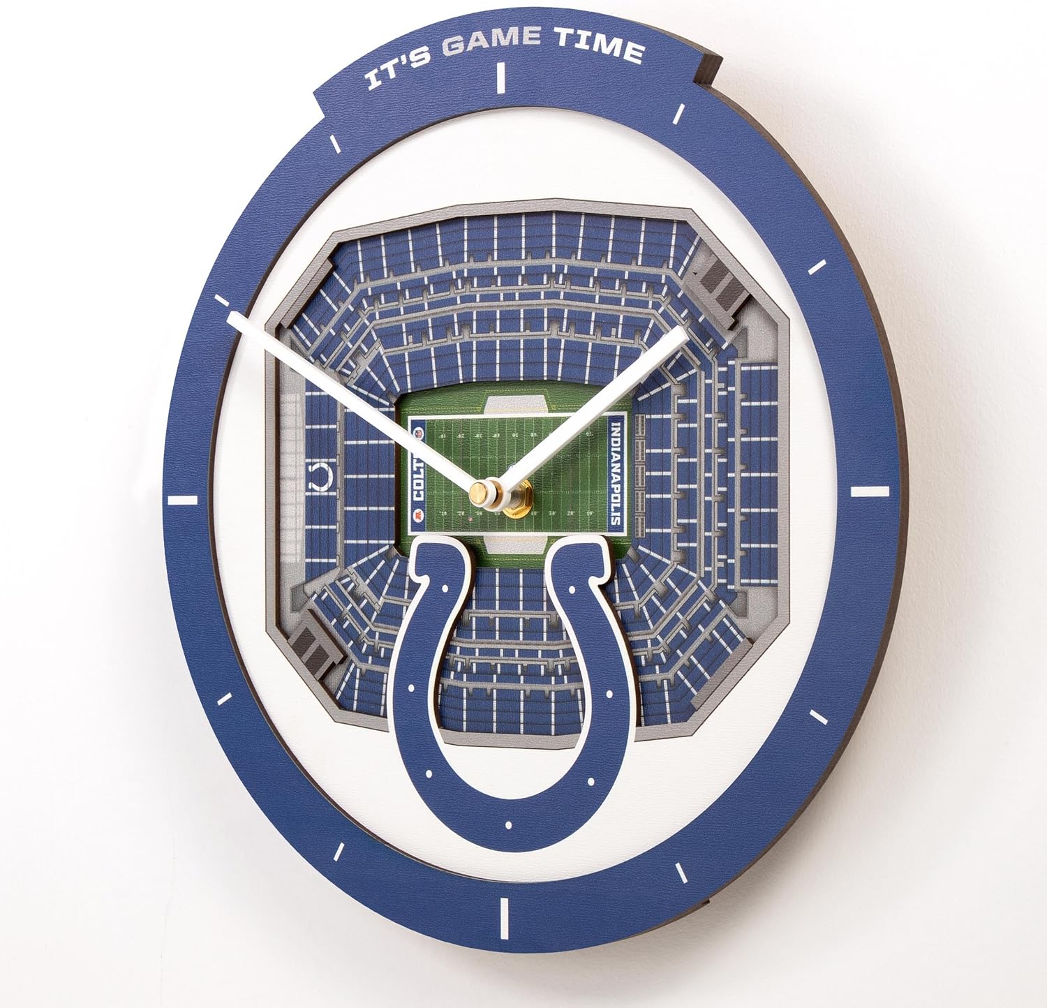 YouTheFan NFL Indianapolis Colts 3D StadiumView Clock